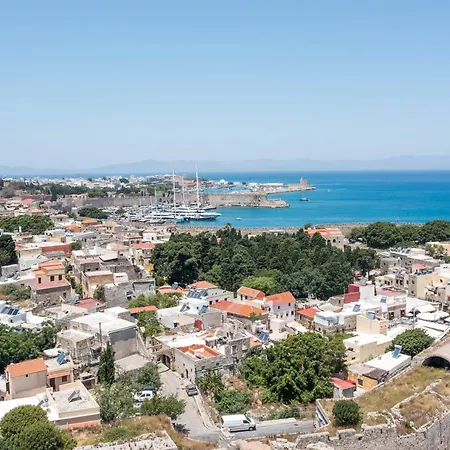 Art Medieval Town Rhodes Dağ evi *