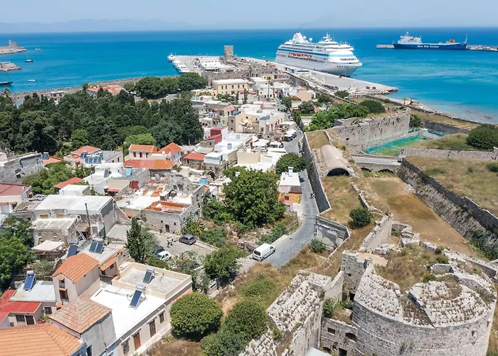 Art Medieval Town Rhodes