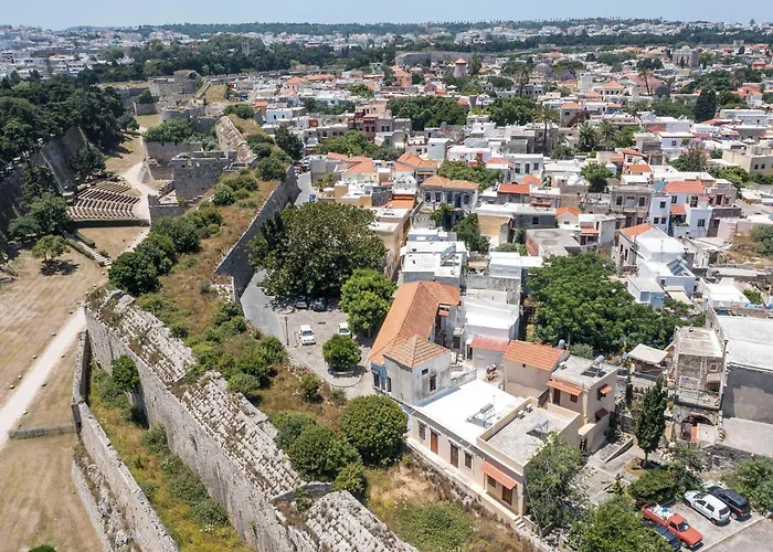 Art Medieval Town Rhodes Rhodes City